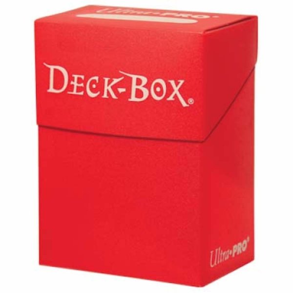 Ultra-Pro Solid Deckbox Rot