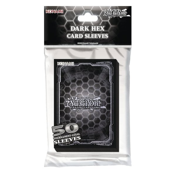 Yu-Gi-Oh! TRADING CARD GAME Dark Hex Card Sleeves (50)