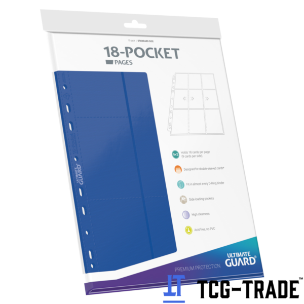 18-Pocket Pages Side-Loading (10) - Blau