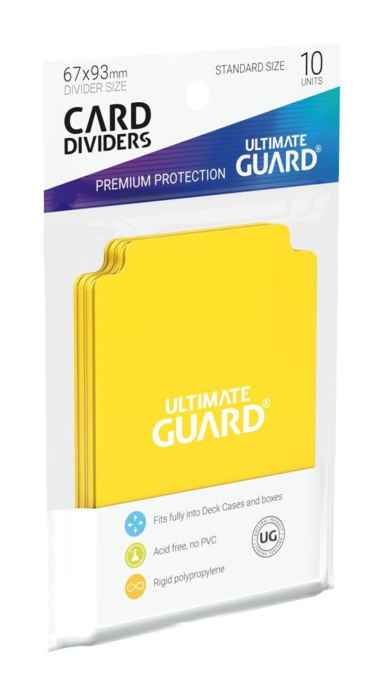 Ultimate Guard Kartentrenner Standardgröße Gelb (10)