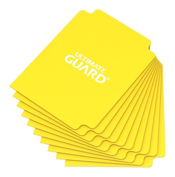 10 Kartentrenner Standardgröße - Gelb