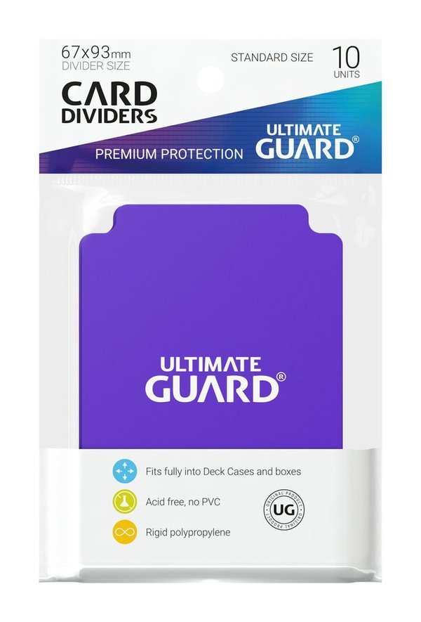 Ultimate Guard Kartentrenner Standardgröße Violett (10)