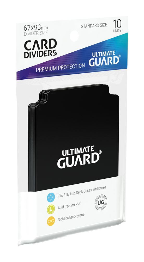Ultimate Guard - 10 Kartentrenner - Standardgröße - Schwarz