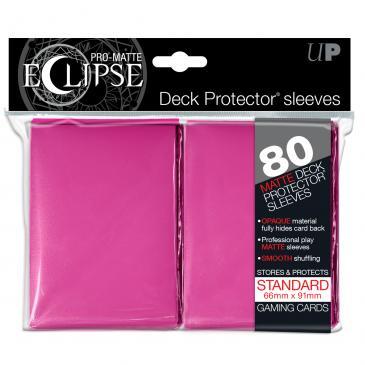 PRO-Matte Eclipse Standard Deck Protector Sleeves Pink (80)