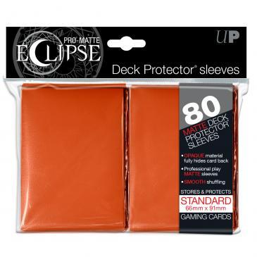 PRO-Matte Eclipse Standard Deck Protector Sleeves Orange (80)