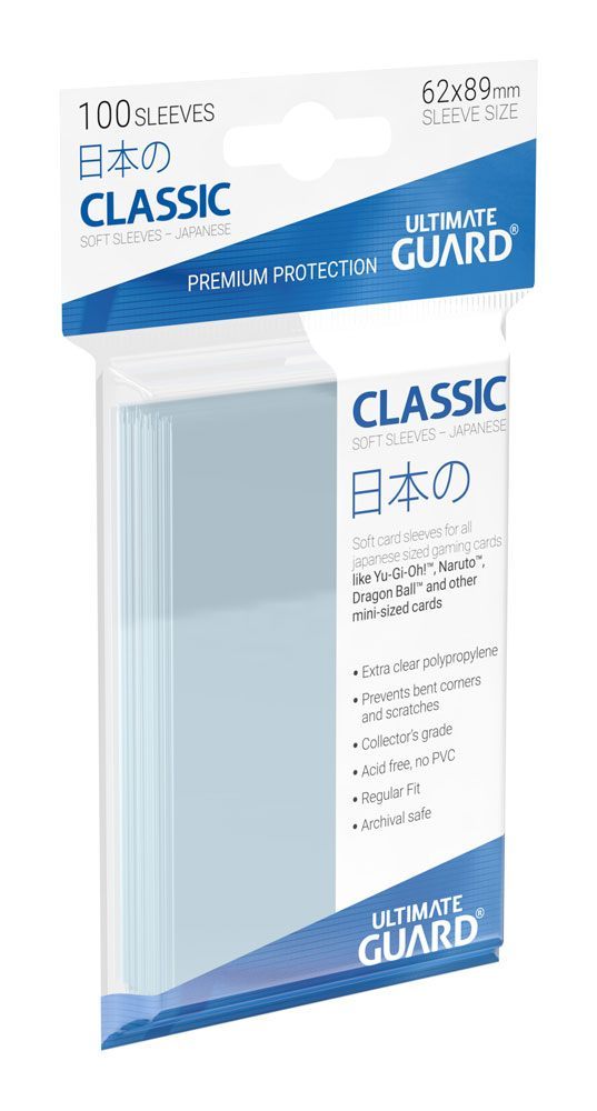 Ultimate Guard - Classic Soft Sleeves - Japanische Größe - Transparent