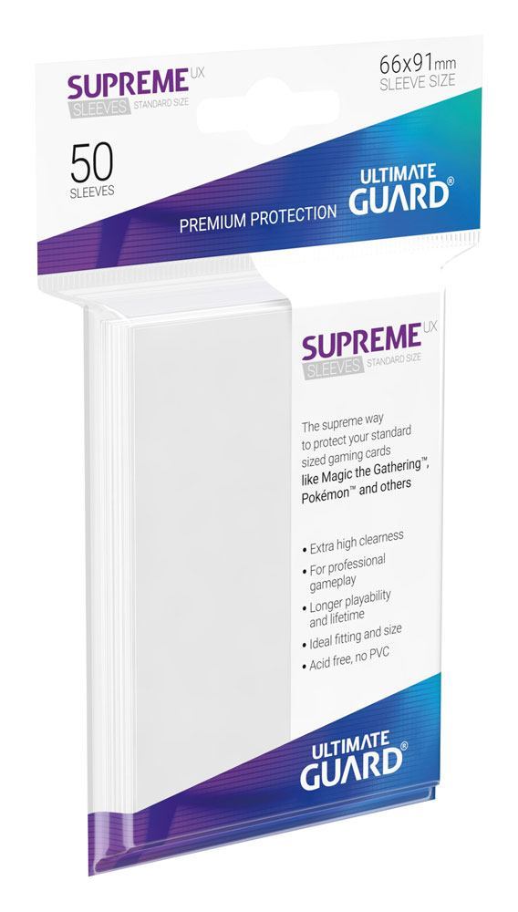 50 Supreme Sleeves Standard Size Slim UX - Weiß