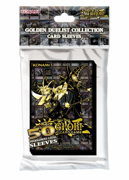Yu-Gi-Oh! Trading Card Game -  Golden Duelist Collection Card Sleeves (50 Sleeves)