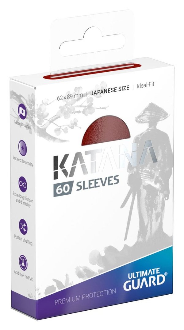 Ultimate Guard Katana Sleeves Japanische Größe Rot (60)