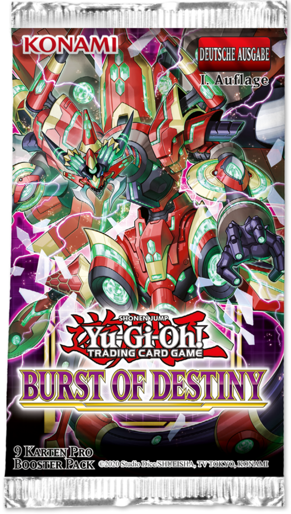 Yu-Gi-Oh! Burst of Destiny Booster *Deutsche Version* 1. Auflage
