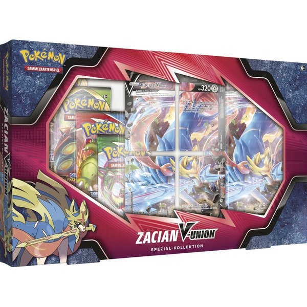 Pokemon Zacian V-UNION Box *Deutsche Version*