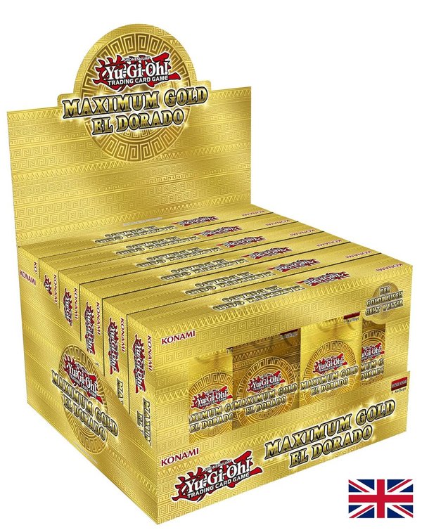 Yu-Gi-Oh! Maximum Gold: El Dorado Lid Box Display 1.Auflage *Englische Version*