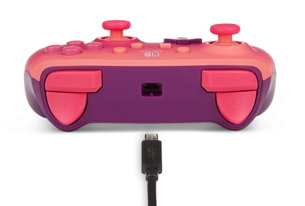 PowerA Enhanced kabelgebundener Controller für Nintendo Switch Fuchsia