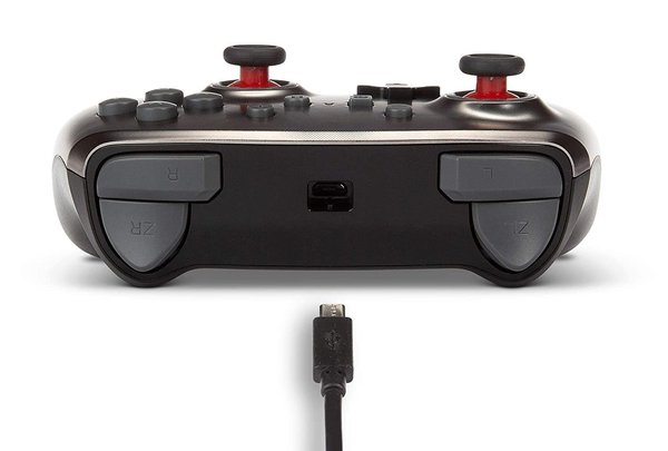 PowerA Enhanced kabelgebundener Controller für Nintendo Switch Mario Silver M