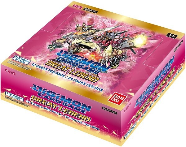 Digimon Card Game - Great Legend Booster Display BT04 - *Englische Version*