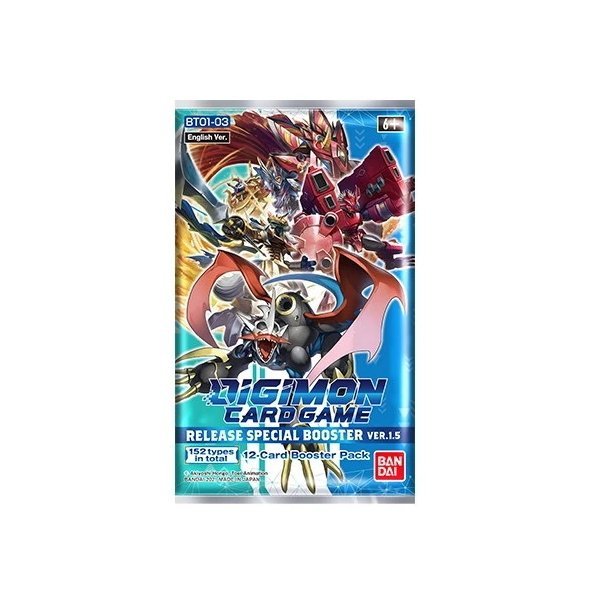 Digimon Card Game - Release Special Booster Ver.1.5 BT01-03 - *Englische Ausgabe*