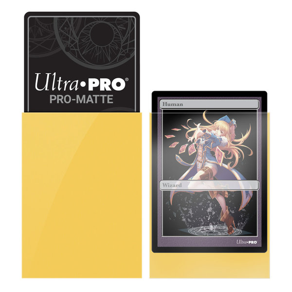 Ultra Pro - Pro Matte Deck Protector sleeves gelb (60)