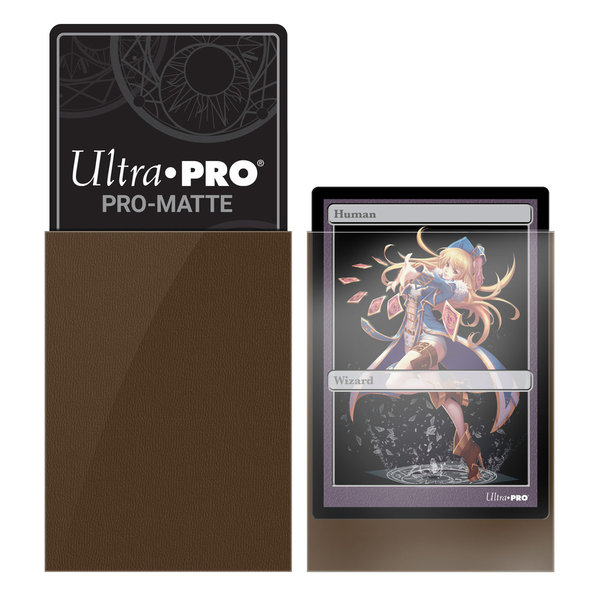 Ultra Pro - Pro Matte Deck Protector sleeves braun (60)