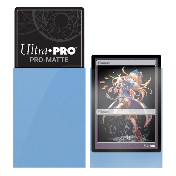 Ultra Pro - 60 Pro Matte Deck Protector Sleeves - Hellblau