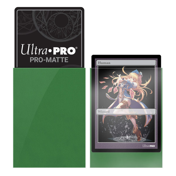 Ultra Pro - Pro Matte Deck Protector sleeves grün (60)