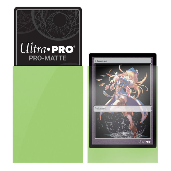 Ultra Pro - 60 Pro Matte Deck Protector Sleeves - Hellgrün