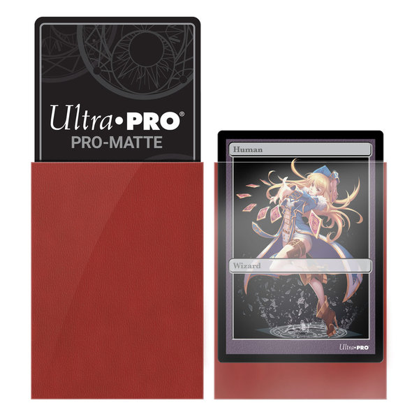Ultra Pro - Pro Matte - 60 Deck Protector Sleeves - Rot