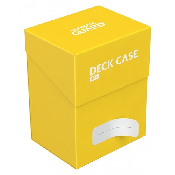 Ultimate Guard Deck Case 80+ Standardgröße gelb