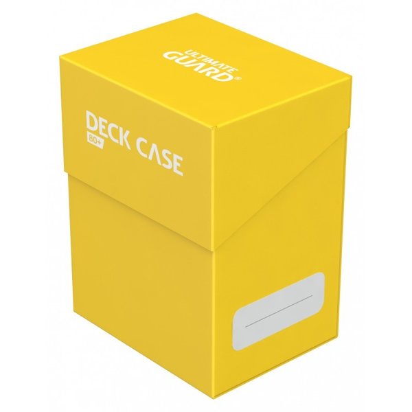 Ultimate Guard Deck Case 80+ Standardgröße gelb