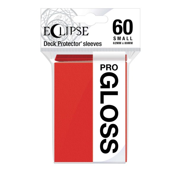 Ultra Pro Eclipse Gloss Small Sleeves: Apple Red (60)