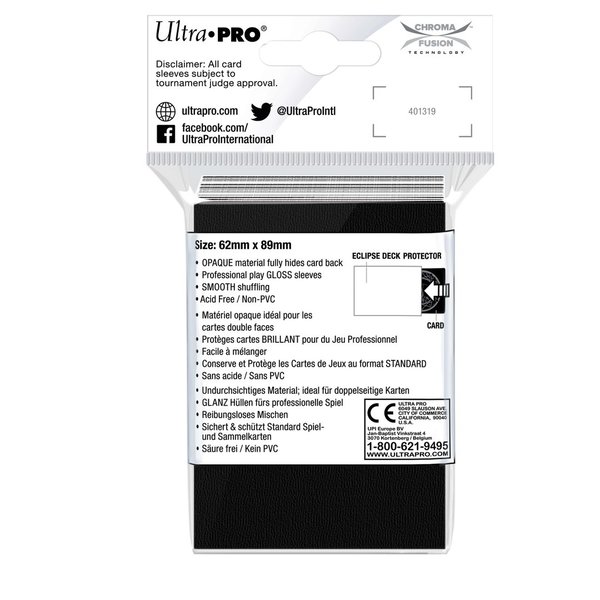Ultra Pro Eclipse Gloss Small Sleeves: Arctic White (60)