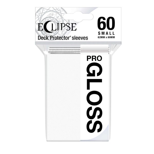 Ultra Pro 60 Eclipse Gloss Sleeves - Arctic White