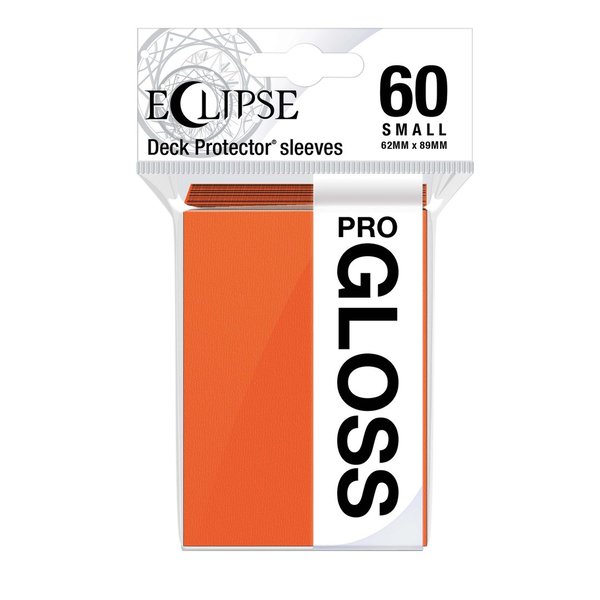 Ultra Pro Eclipse Gloss Small Sleeves: Pumpkin Orange (60)