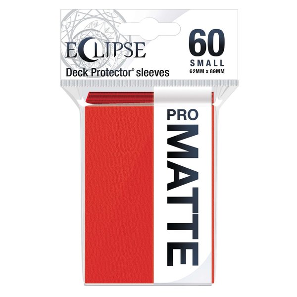 Ultra Pro Eclipse Matte Small Sleeves: Apple Red (60)