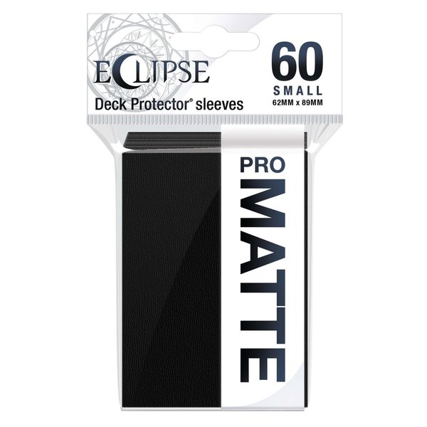 Ultra Pro Eclipse Matte Small Sleeves: Jet Black (60)