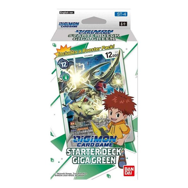 Digimon Karten Starter Deck ST-4 Giga Green *Englische Version*