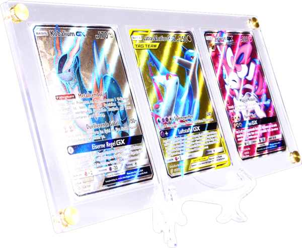 Cardloader Acryl Case für 3 Pokemon Karten