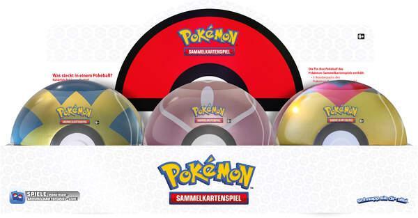 Pokemon Pokeball Tin Frühjahr 2022 Display (6) *Deutsche Version*
