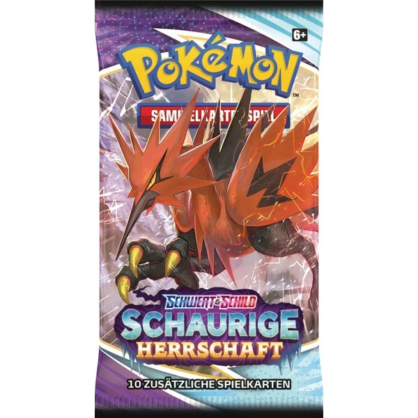 Pokemon Schwert & Schild - Schaurige Herrschaft - Boosterpack mit 10 Karten *Deutsche Version*