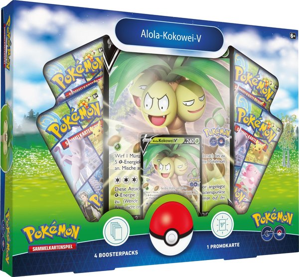 Pokemon GO Alola-Kokowei V-Box *Deutsche Version*