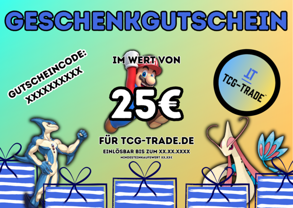 25€ Geschenkgutschein | TCG-Trade.de