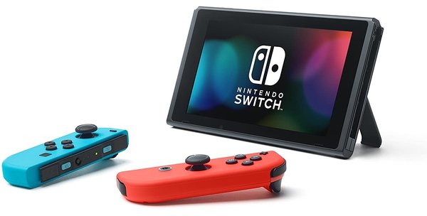 Nintendo Switch - Konsole mit verbesserter Akkuleistung - Neon-Rot/Neon-Blau