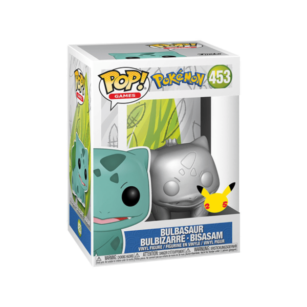 Funko POP! (453) Pokémon Bulbasaur Silver metallic
