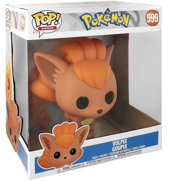 Funko POP! (599-Jumbo Pop!) Pokémon Vulpix - Goupix