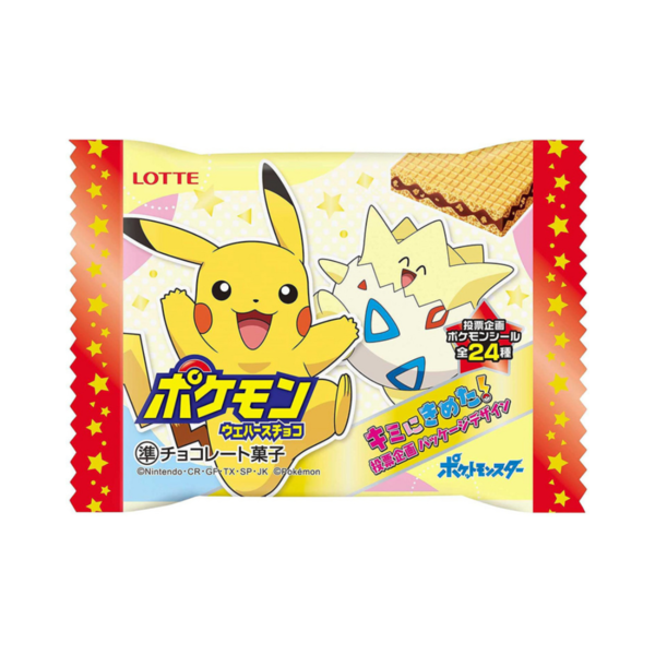 Pokemon - Schoko Waffel mit Sammel-Sticker - Japan