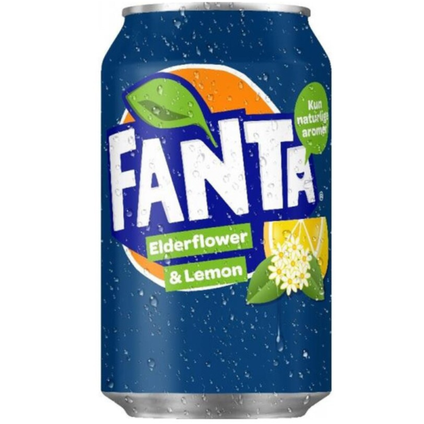 Fanta Elderflower & Lemon - 330 ml Dose - Inkl. Pfand
