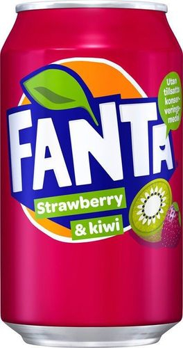 Fanta Strawberry & Kiwi - 330 ml Dose - Inkl. Pfand