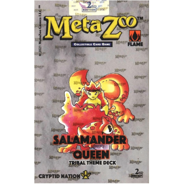 MetaZoo Cryptid Nation: Tribal Theme Deck - Salamander Queen - 2nd Edition