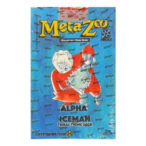 MetaZoo Cryptid Nation: Tribal Theme Deck - Alpha Iceman - 2nd Edition