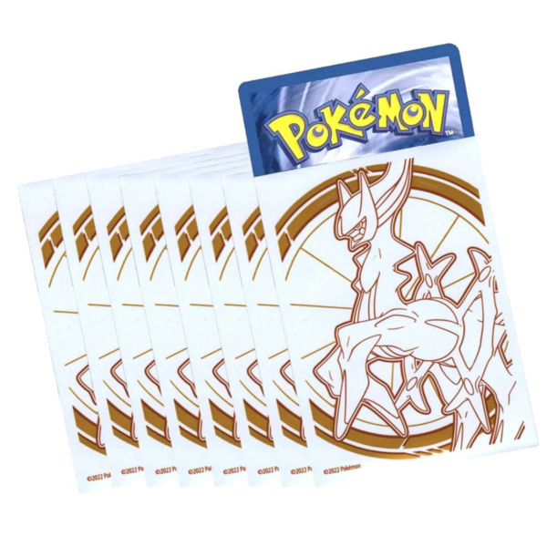 Pokemon - 65 Arceus Hüllen - Strahlende Sterne Top Trainer Box Sleeves