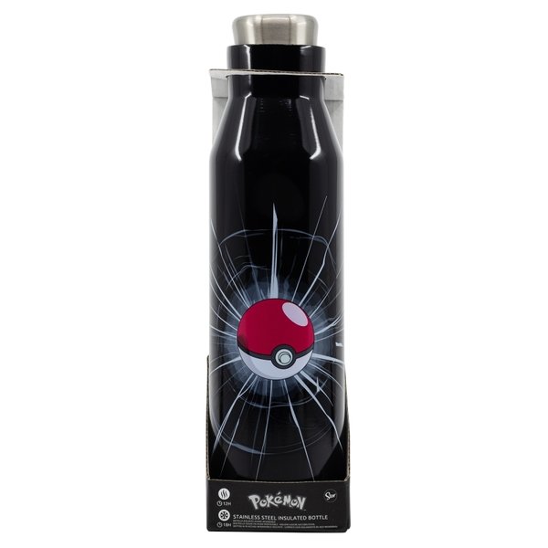 Pokemon Pokeball Edelstahl Isolierflasche 580 ml *B-Ware*